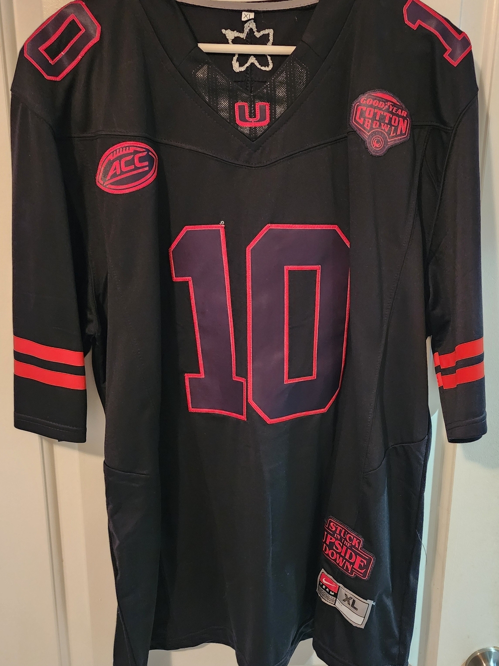 Crossover Miami Hurricanes "Stranger Things" Edition Football Jersey NIKE